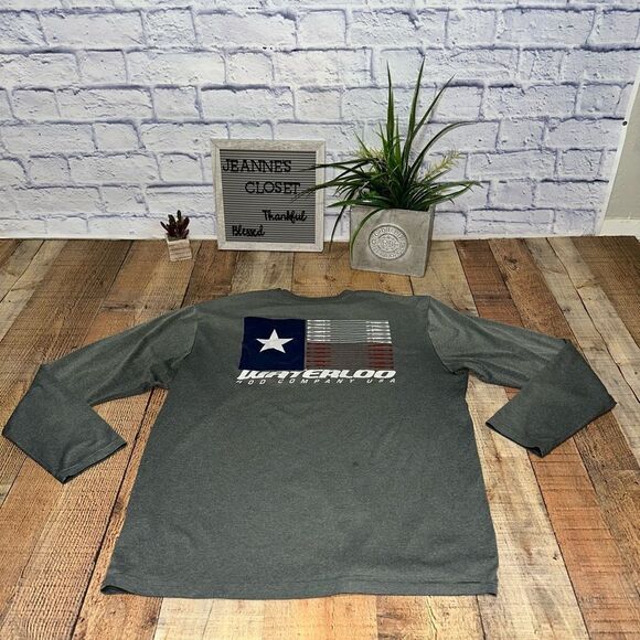 Waterloo Rod Company USA Long Sleeve Shirt Size L - Picture 2 of 9